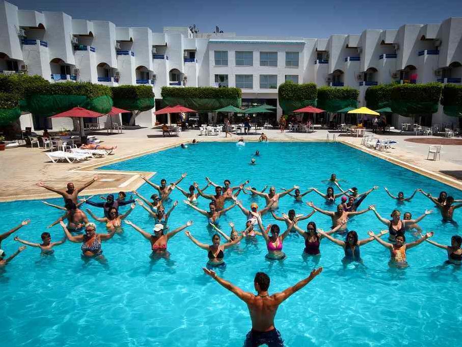 Les Pyramides Hotel Nabeul Bagian luar foto